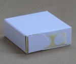 T0311 - Disques autocollants Ø 19 mm blanc - en boîte distributrice