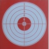 E0511 - Tir forain fond rouge format 14x14 carton