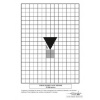 G0517 Cible de réglage MINIMI 25/300m format 21x29.7 papier