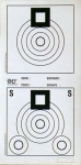 D0312 - Bench rest - tir sur appui 200 mètres carton format 21,5x43,5