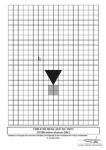 G0515 Cible de réglage FRF2 25/200m format 21x29.7 papier