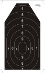 G0032 - Silhouette olympique N°1 haut format 80x45 papier (x100)
