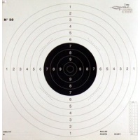 C0010 - Pistolet 25/50 mètres (N°50) format 53x52 carton