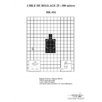 G0519 Cible de réglage HK 416 25/300m format 21x29.7 papier