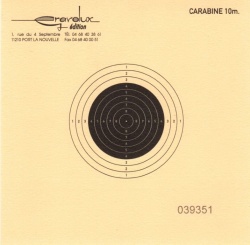 A0021 - Carabine format 10x10 numérotée (x100)