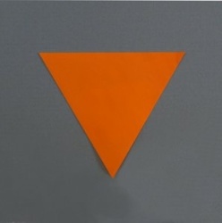 G0217 - Triangle orange format 25x25x25 papier